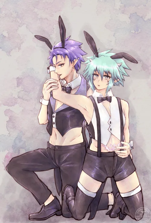 バニー服アスアル|nsfw