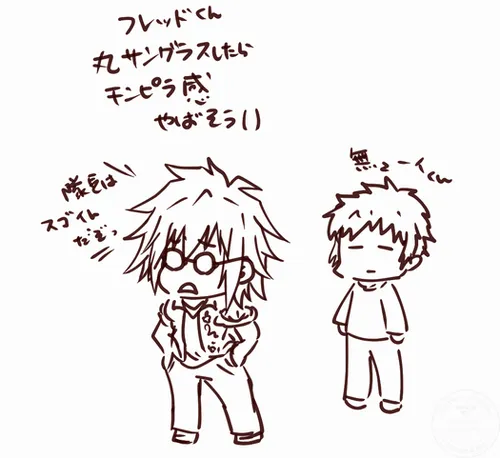 丸サングラスフレッド