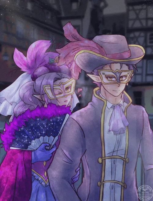 仮面なリリスとアスラ